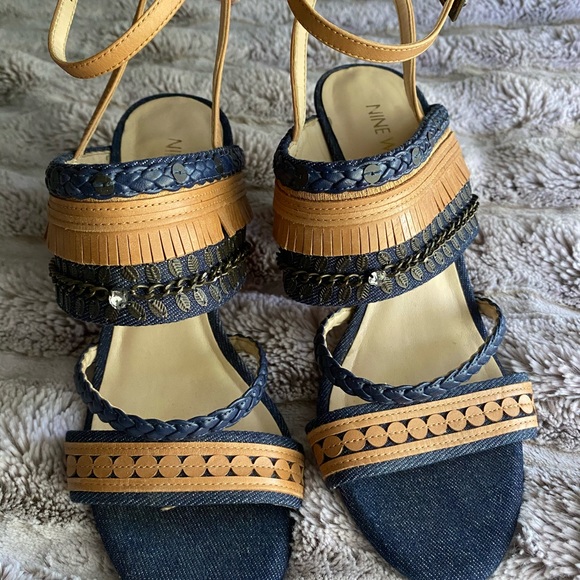 Nine West Baebee Ankle Strap Sandals - Picture 3 of 5